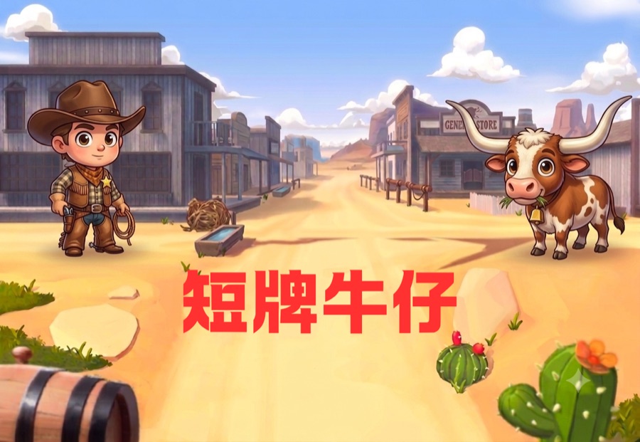 短牌牛仔遊戲畫面